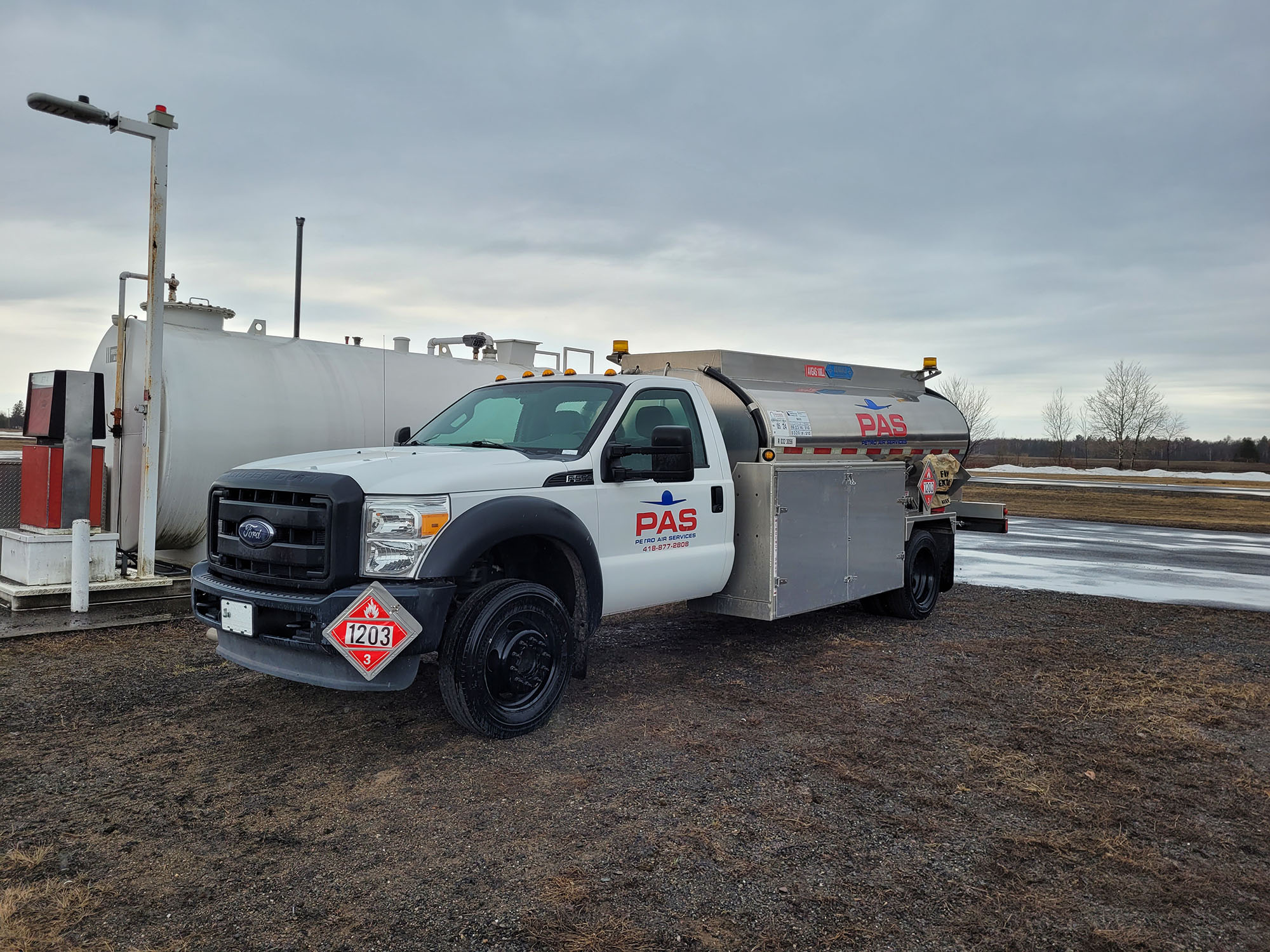 Vente de produits pétroliers